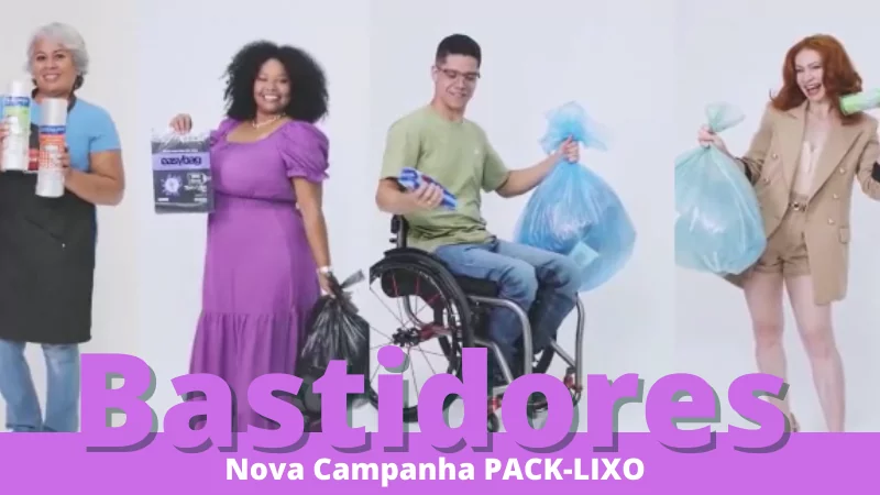 Nova campanha, Pack-Lixo é para todos! Nova campanha, Pack-Lixo é para todos!